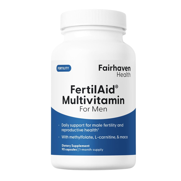 Fairhaven Health FertilAid for Men – Fertility & Motility Support | 90 Capsules (Pack of 1)