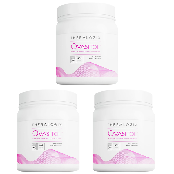 Theralogix Ovasitol Inositol Powder Supplement – 3 Pack (1200g Total)